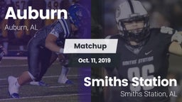 Matchup: Auburn  vs. Smiths Station  2019