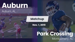Matchup: Auburn  vs. Park Crossing  2019
