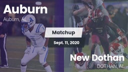 Matchup: Auburn  vs. New Dothan  2020