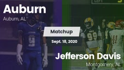 Matchup: Auburn  vs. Jefferson Davis  2020