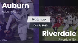 Matchup: Auburn  vs. Riverdale  2020