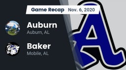 Recap: Auburn  vs. Baker  2020