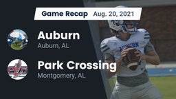 Recap: Auburn  vs. Park Crossing  2021