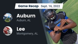 Recap: Auburn  vs. Lee  2022