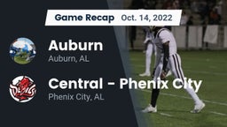 Recap: Auburn  vs. Central  - Phenix City 2022