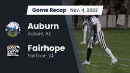 Recap: Auburn  vs. Fairhope  2022