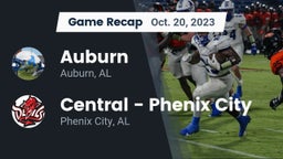 Recap: Auburn  vs. Central  - Phenix City 2023
