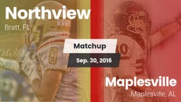 Matchup: Northview High vs. Maplesville  2016