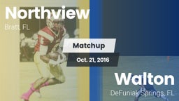Matchup: Northview High vs. Walton  2016