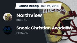 Recap: Northview  vs. Snook Christian Academy 2018