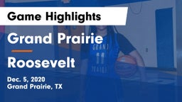 Grand Prairie  vs Roosevelt  Game Highlights - Dec. 5, 2020