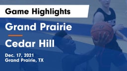 Grand Prairie  vs Cedar Hill  Game Highlights - Dec. 17, 2021