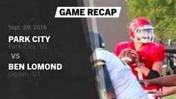 Recap: Park City  vs. Ben Lomond  2016