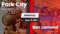 Matchup: Park City High vs. Ben Lomond  2017
