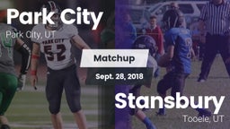 Matchup: Park City High vs. Stansbury  2018