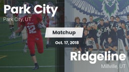 Matchup: Park City High vs. Ridgeline  2018