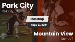 Matchup: Park City High vs. Mountain View  2019