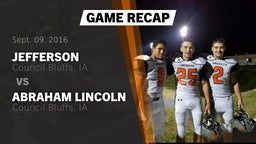 Recap: Jefferson  vs. Abraham Lincoln  2016