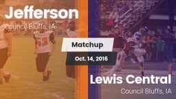 Matchup: Jefferson High vs. Lewis Central  2016