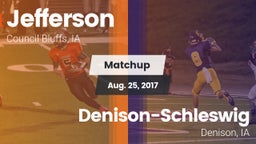 Matchup: Jefferson High vs. Denison-Schleswig  2017