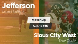 Matchup: Jefferson High vs. Sioux City West   2017