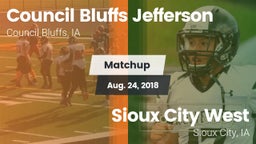 Matchup: Jefferson High vs. Sioux City West   2018