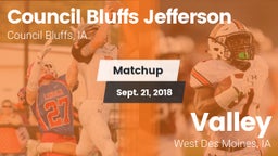 Matchup: Jefferson High vs. Valley  2018