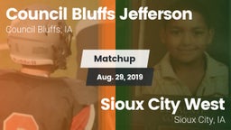 Matchup: Jefferson High vs. Sioux City West   2019