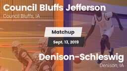 Matchup: Jefferson High vs. Denison-Schleswig  2019