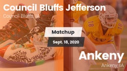Matchup: Jefferson High vs. Ankeny  2020