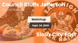 Matchup: Jefferson High vs. Sioux City East  2020