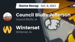 Recap: Council Bluffs Jefferson  vs. Winterset  2021