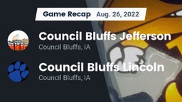 Recap: Council Bluffs Jefferson  vs. Council Bluffs Lincoln  2022