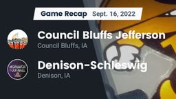 Recap: Council Bluffs Jefferson  vs. Denison-Schleswig  2022
