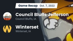 Recap: Council Bluffs Jefferson  vs. Winterset  2022