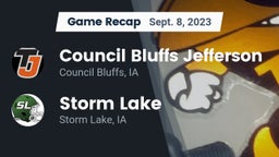 Recap: Council Bluffs Jefferson  vs. Storm Lake  2023