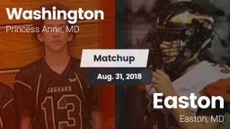 Matchup: Washington High vs. Easton  2018