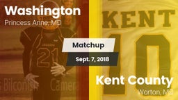 Matchup: Washington High vs. Kent County  2018