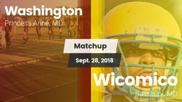 Matchup: Washington High vs. Wicomico  2018