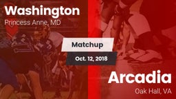 Matchup: Washington High vs. Arcadia  2018