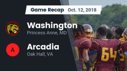 Recap: Washington  vs. Arcadia  2018