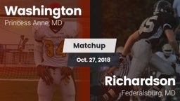 Matchup: Washington High vs. Richardson  2018