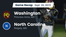 Recap: Washington  vs. North Caroline  2019