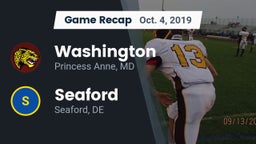 Recap: Washington  vs. Seaford  2019