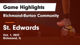Richmond-Burton Community  vs St. Edwards Game Highlights - Oct. 1, 2022
