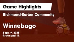 Richmond-Burton Community  vs Winnebago  Game Highlights - Sept. 9, 2023