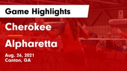 Cherokee  vs Alpharetta  Game Highlights - Aug. 26, 2021