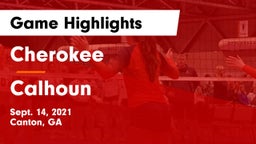 Cherokee  vs Calhoun  Game Highlights - Sept. 14, 2021