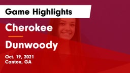 Cherokee  vs Dunwoody Game Highlights - Oct. 19, 2021