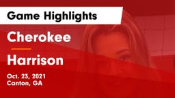 Cherokee  vs Harrison  Game Highlights - Oct. 23, 2021